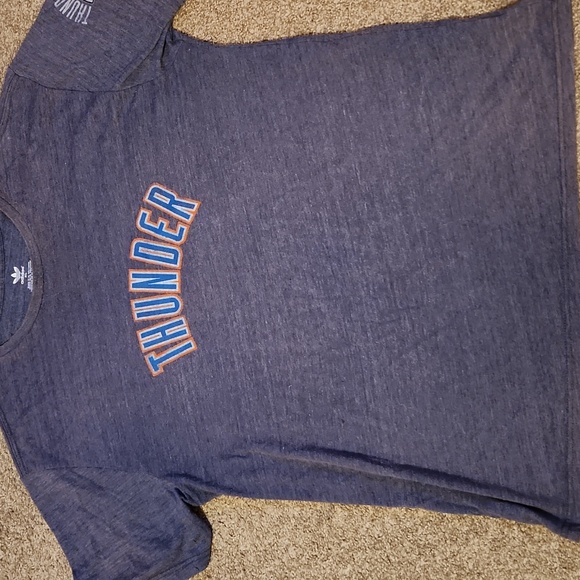 Adidas Mens Blue Thunder Tee - Picture 1 of 5